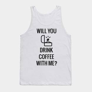 Coffee Proposal Tank Top